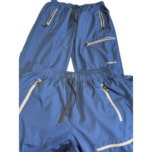 2 pair, Baleaf Women Blue Cargo pants Jogger/Capri, Workout,Travel, comfy Size M